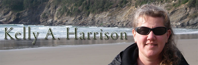 Kelly A. Harrison at the beach